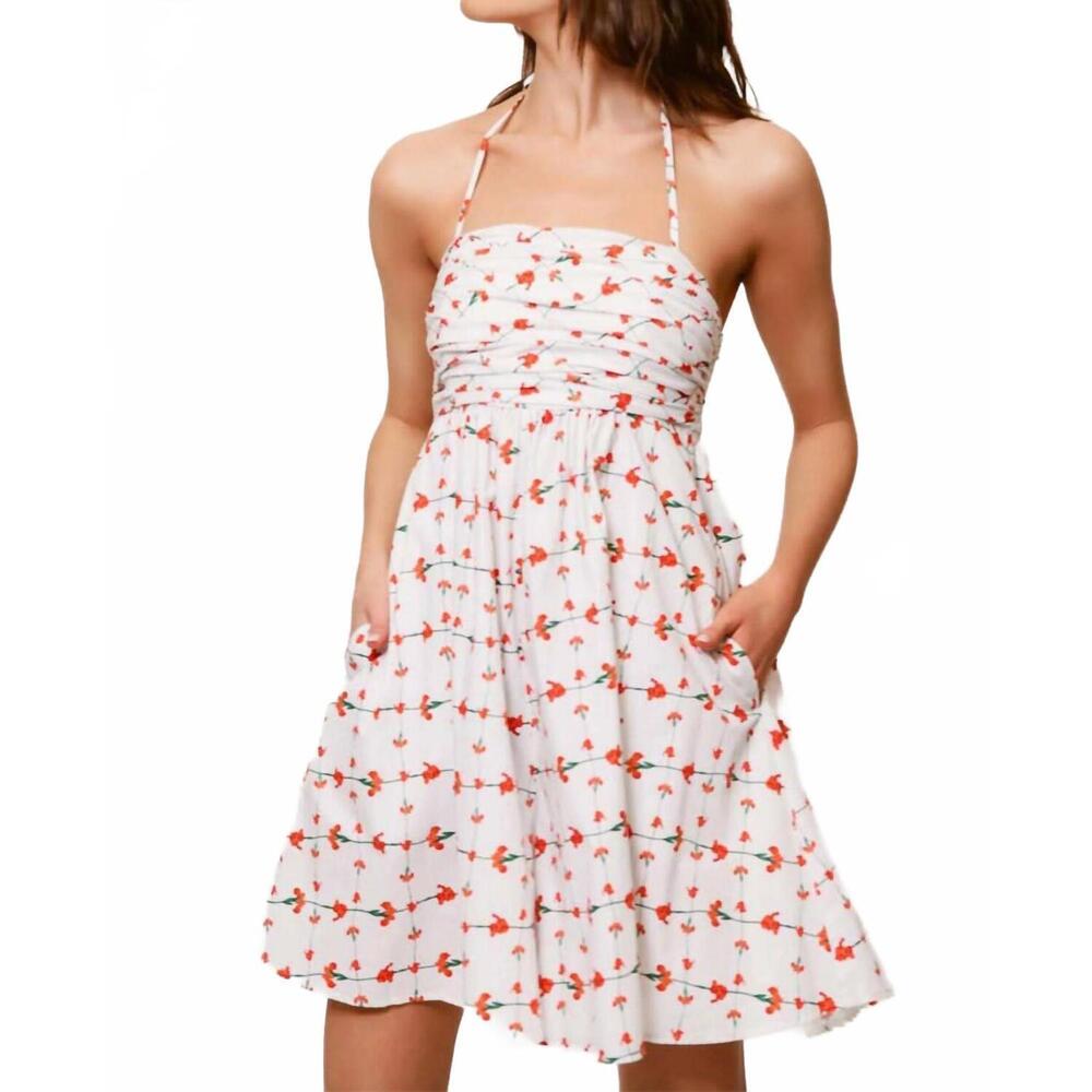NEW HUTCH rella romper in red trellis floral - Picture 5 of 7